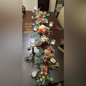 Lings moment table garland sunset terracotta